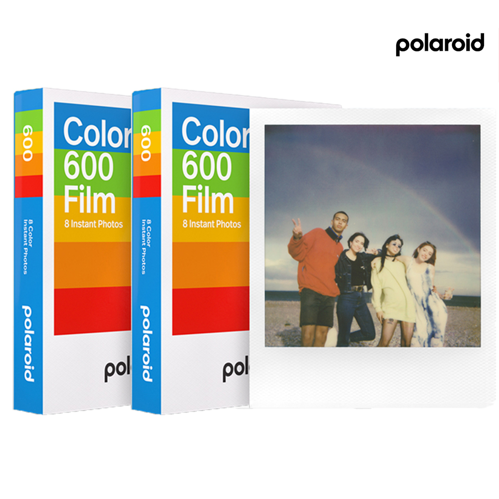 8heets 16 folhas fato original polaroid 600 film color suit para c mera