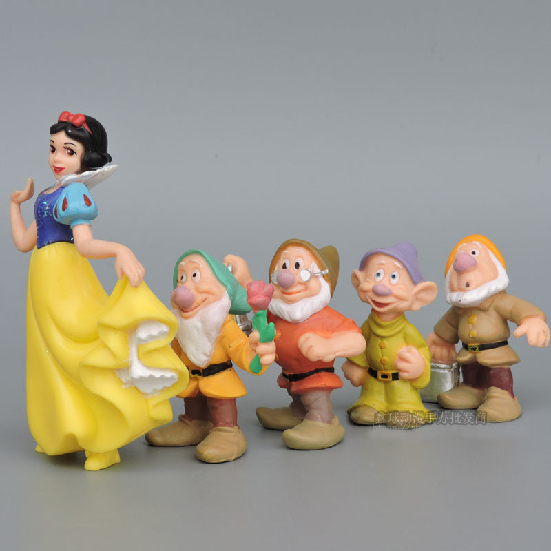 8pcsset Disney Movie Snow White And The Seven Dwarfs Action Figura