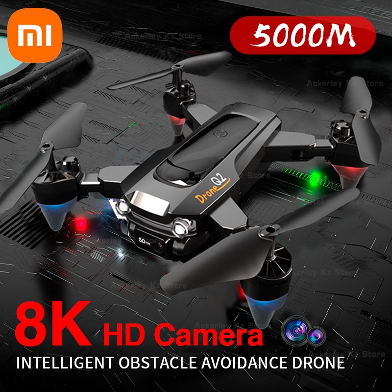 Drones De Longo Alcance Com Câmera Para Adultos 4K Fluxo Óptico Fotografia  Aérea Profissional Com Câmera Dupla Ultra-Nítido Quadricóptero Dobrável  Avião De Controle Remoto (Preto 3 Baterias)