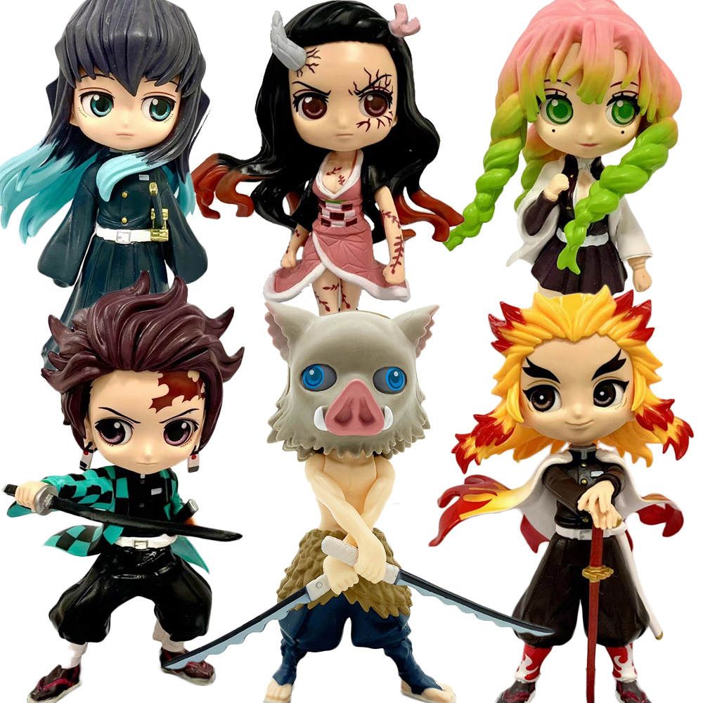 Demon Slayer Qposket Anime Action Figure Kamado Tanjirou Kanroji ...