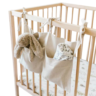 Saco De Arrumação De Cabeceira Berço Organizador Para Dormitório Cama Livro De Bolso Fraldas De Brinquedo