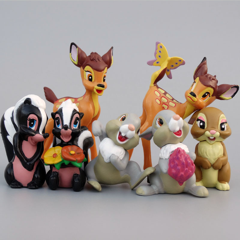 7pcspcs/SET கார்ட்டூன் Bambi Brinquedos De7pcspcs/SET கார்ட்டூன் Bambi Brinquedos De  