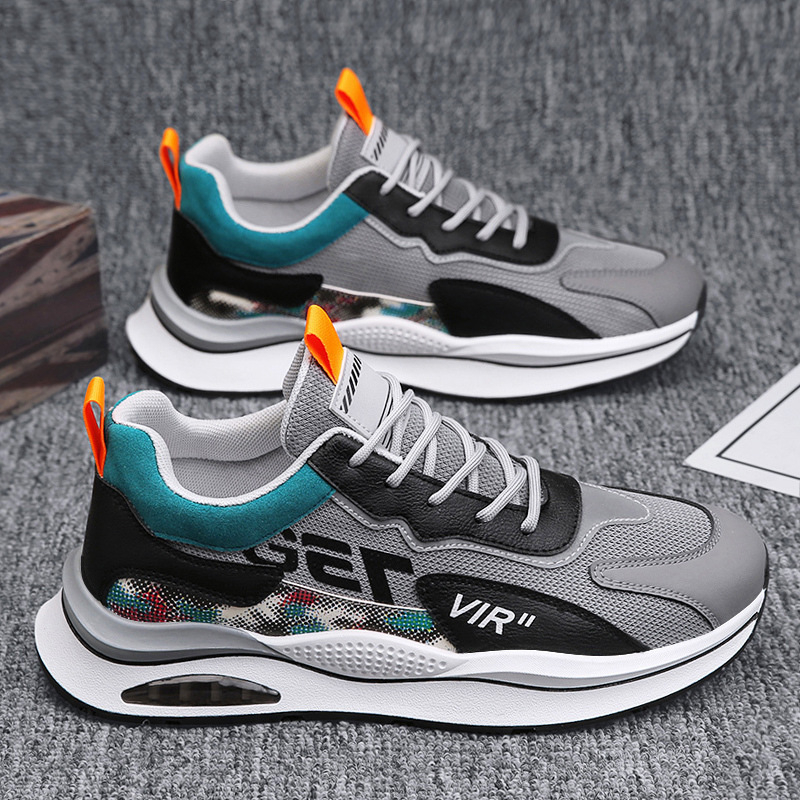 Sapatos De Corrida De Verão Masculinos Esportivos/Casuais Respiráveis ...