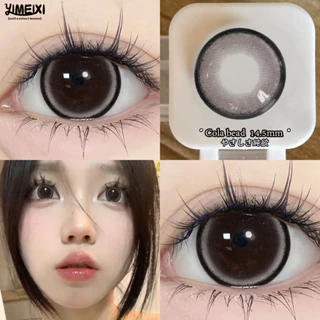 Lentes De Contato Yimeixi 2pcs Com Grau 14,5mm Olhos De Boneca GDIA : 14,4mm Diâmetro Grande Bebê Castanhos Cinzas Naturais Suaves De Beleza De Alta Qualidade Uso Anual Meio Aluno