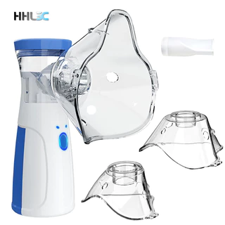 Máquina Nebulizadora De Malha Silenciosa Portátil Inalador De Asma Médica Mini Nebulizador Umidificador Cuidados Com A Saúde Das Crianças
