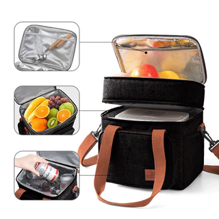 Bolsa Térmica Marmita Lanche Concept 2 compartimentos 12L