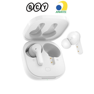 Fone de Ouvido QCY T20 - Fones Sem Fio Bluetooth 5.3 com Microfones, Branco