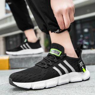 2024 Novos Tênis De Casal De Verão Respirável Antiodoroso Malha Masculina Versátil Pipoca Masculino De Corrida Moda