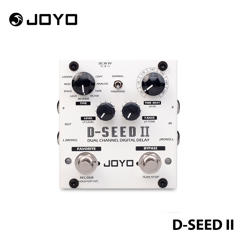 Pedal Joyo R-07 Aquarius Multimode 8 Efeitos Delay C/ Looper