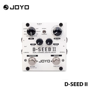 JOYO D-Seed II Pedal De Efeito De Guitarra Estéreo De Atraso-8 Modos Tap Tempo Memória D Seed II