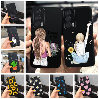Para Motorola Edge 20 Pro/Moto Capa De Silicone Macio Padrão De Moda Meninas Edge20 5G XT2153-1