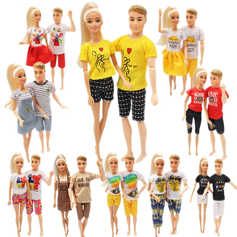 LOVE BABY-(DIY) 30 Cm Casal Barbie Brinquedos Para Homens E Mulheres 11 Polegada 1/6 Boneca/Ken Conjunto De Vários Meninas Opcionais