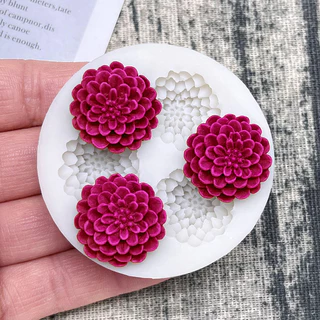 Dahlia Ferramentas De Silicone Para Moldes De Açucareiro Decoração De Bolos De
