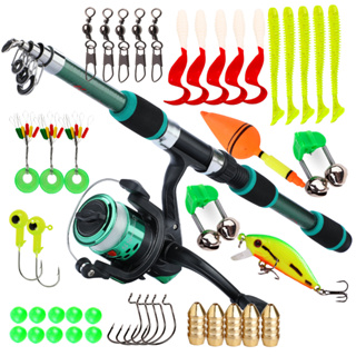 Carretel De Pesca Sougayilang Kit Completo De Isca 1.8M 5.2 : 1 Alta Velocidade 3BB Max Drag 8kg
