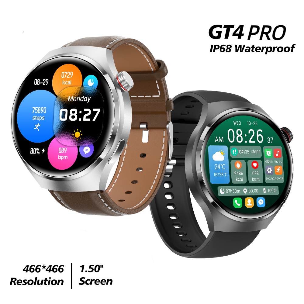 2023 Novo GPS Smart Watch GT4 Pro 1.53 Polegadas Bluetooth Call Compass Voice Assistant É Adequado Para Huawei Xiaomi .