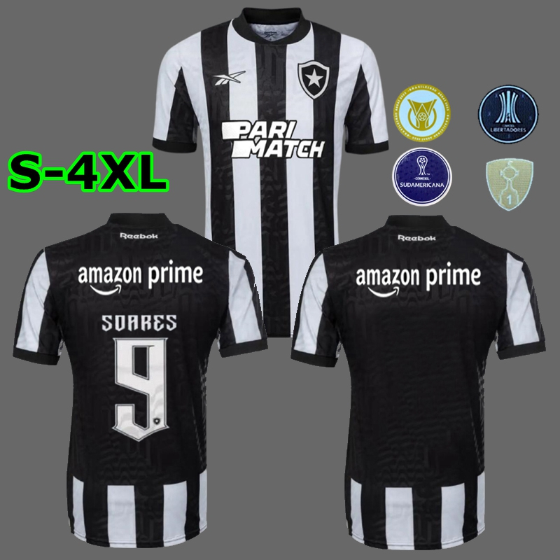 2023 1 : 1 Tailândia Qualidade 2023 2024 Camisetas Botafogo Jersey SOARES MATI SEGOVIA Personalizar Número Nome Camisas De Futebol