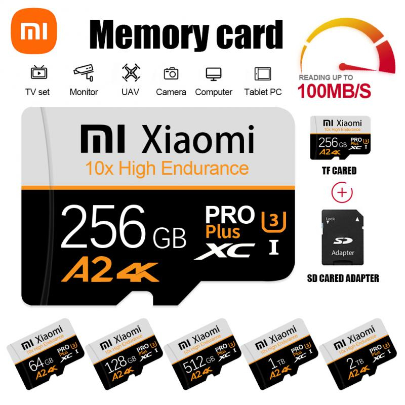 Cartão De Memória Xiaomi Ultra Micro SDXC 1TB 2TB TF 16GB/32GB/64GB/128GB/256GB/512GB SD Com Adaptador