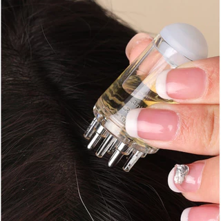 Tratamento Do Couro Cabeludo Óleo Soro De Crescimento Aplicar Pente De Massagem Da Cabeça Cabelo Aplicador De Guia De Líquido