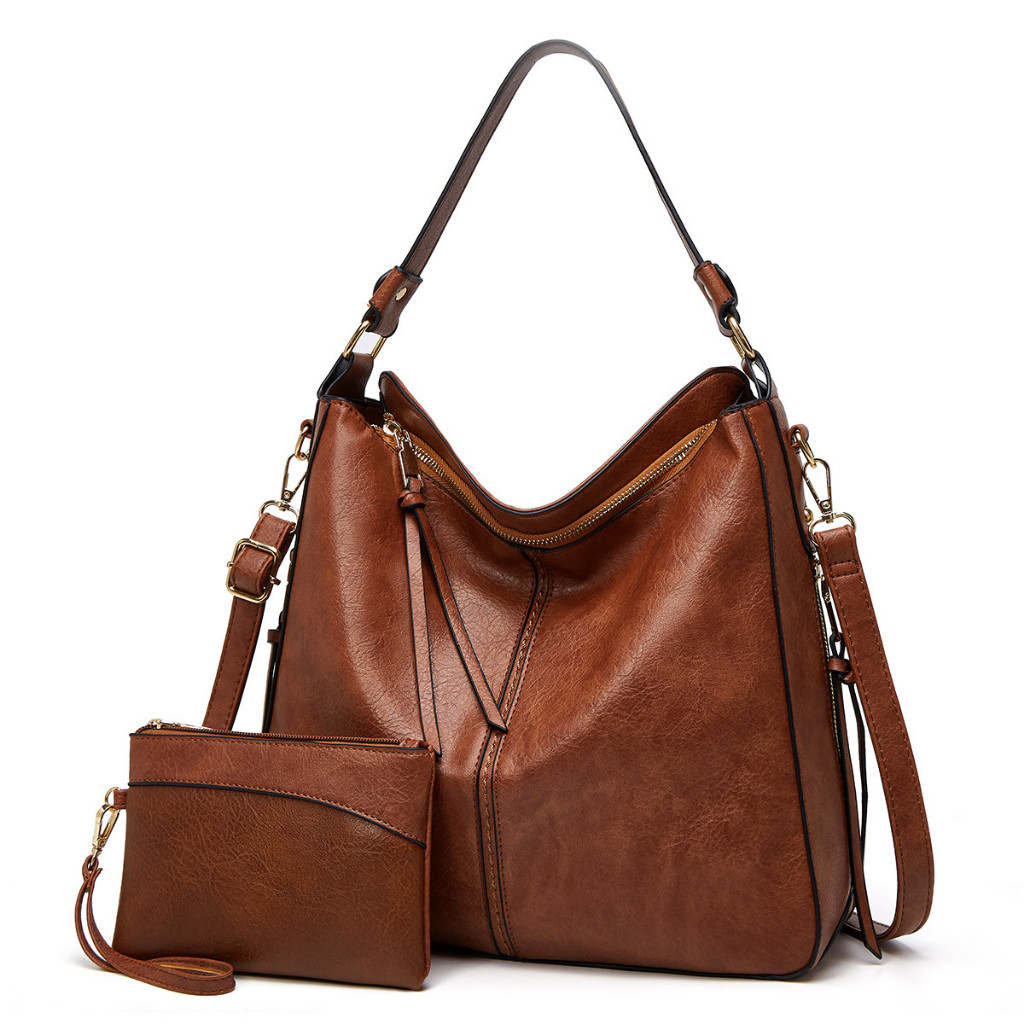 Bolsa Feminina Grande Espaçosa Moderna Design E Carteira
