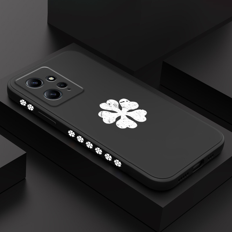 Capa De Telefone Lucky Clover Para Xiaomi Redmi Note 12S 12 Pro PLus 4G 5G Moda Confortável