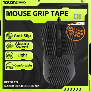 1 Pacote TALONGAMES Fita Adesiva Para O Rato Razer Deathadder V2 Pro Mouse,Absorção De Suor De Palma Anti-Derrapante