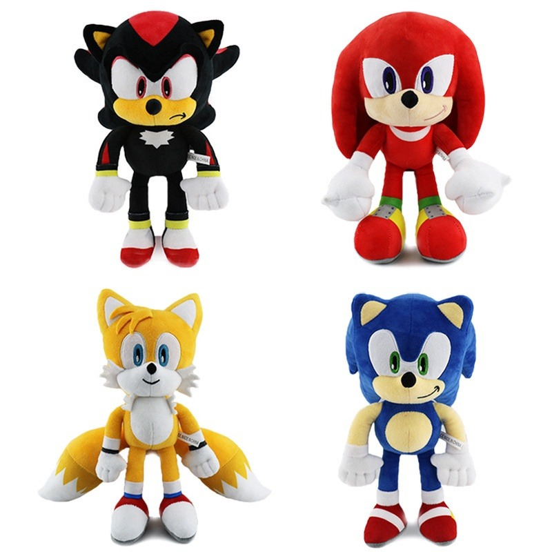 Sonic The Hedgehog Brinquedos de pelúcia para crianças, brinquedos de  pelúcia kawaii, boneco de algodão macio, jogo de desenhos animados, brindes  Anime, presentes novos, 28-33cm - AliExpress