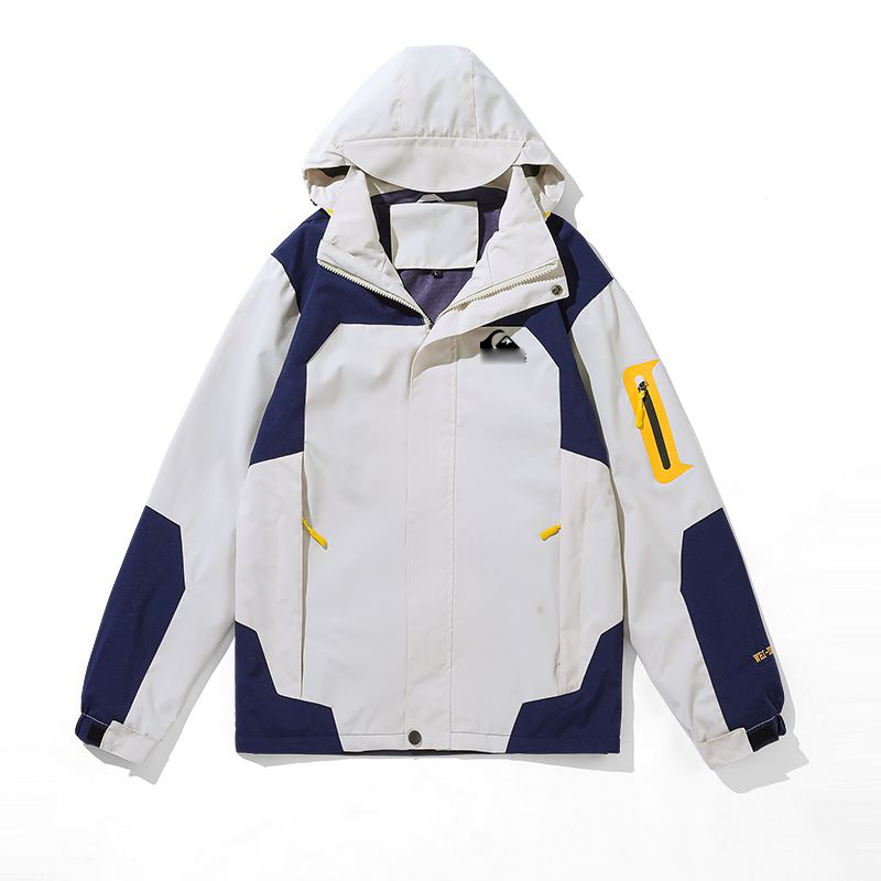 Jaqueta Esportiva Masculina À Prova D'água Quik Com Capuz Exterior