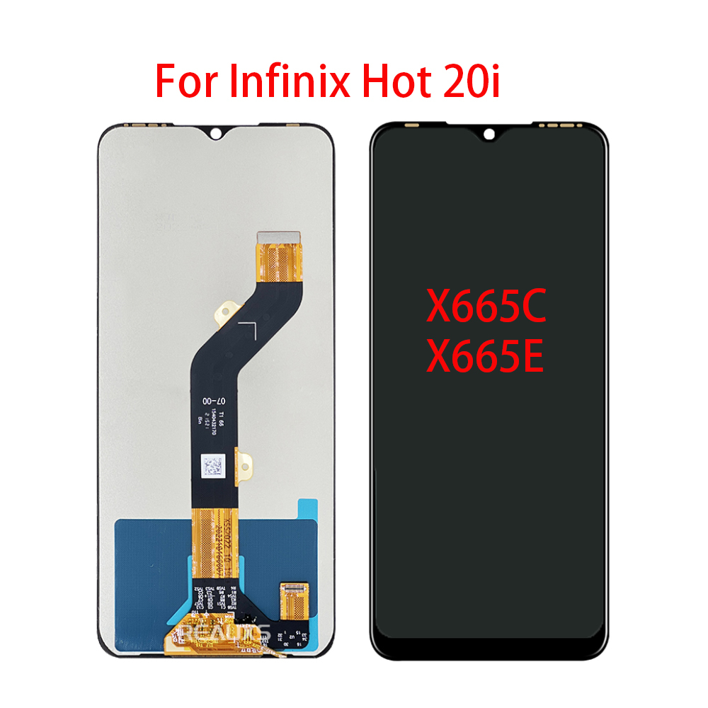 Tela LCD e conjunto completo de digitalizador para Infinix Hot 20i