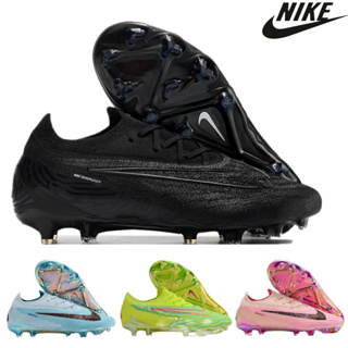 Nike Phantom GX Elite FG original Non-slip Pink Wear Resistant 2023 Novos Sapatilhas De Futebol À Prova D