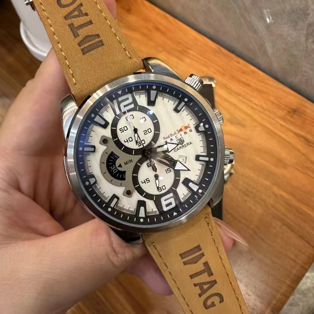 NOVICTA Relógio De Quartzo Masculino Pu Strap Watch