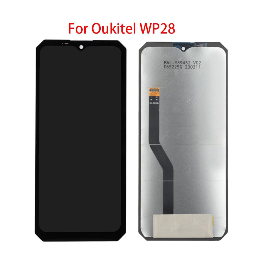 Tela LCD Para Oukitel WP28 Touch Screen Digitalizador Substituição Da Montagem