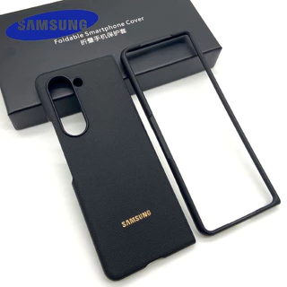 Para Samsung Galaxy Z Fold5 Capa De Couro Fold3 Fold2 Protetora Ultrafina Dobrável As Costas Fold 5 4 3 2 Telefone