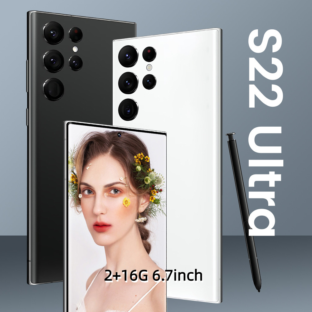 Celular Novo S22 Ultra5G Tempo Limitado E Estoque De Baixo Preço 16 + 1TB 6.7 smartphone De Tela Grande De Alta Definição