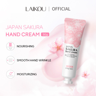 LAIKOU Sakura Hand Cream Nourishing Repair Damaged Skin Hand Care 30g