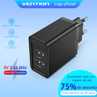 Carregador De Parede Com USB Duas Portas QC3.0 2.0 18W Para Celular