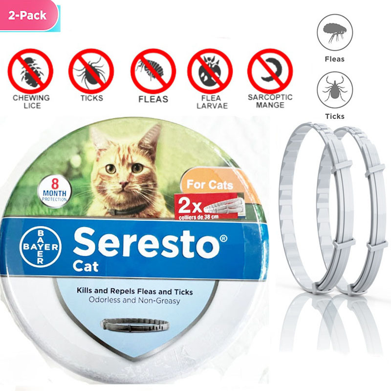Coleira Bayer Seresto Flea Tick Collar Para Cães E Gatos , Proteção De