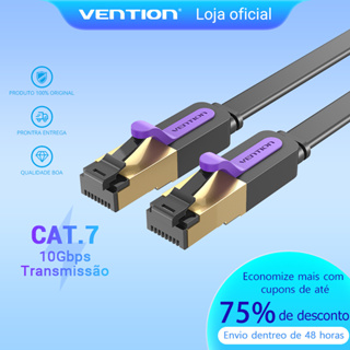 Cabo ethernet Vention CAT7 de alta velocidade 10Gbps