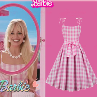 Vestido Xadrez c/ Cinto e Acessórios Barbie Filme 2023