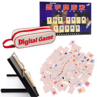 Compra online de Mini conjunto de mahjong com mesa dobrável de mahjong  portátil conjunto de jogos mah jong para viagens e lazer em família