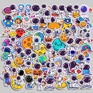 164 Folhas Autocolantes Fofinhos do Spaceman Autocolantes de Cartoon Autocolantes de Bagagem Autocolantes Manual de Autocolantes Autocolantes de Grafite Autocolantes de Telefone Móvel ipad Autocolantes Decorativos