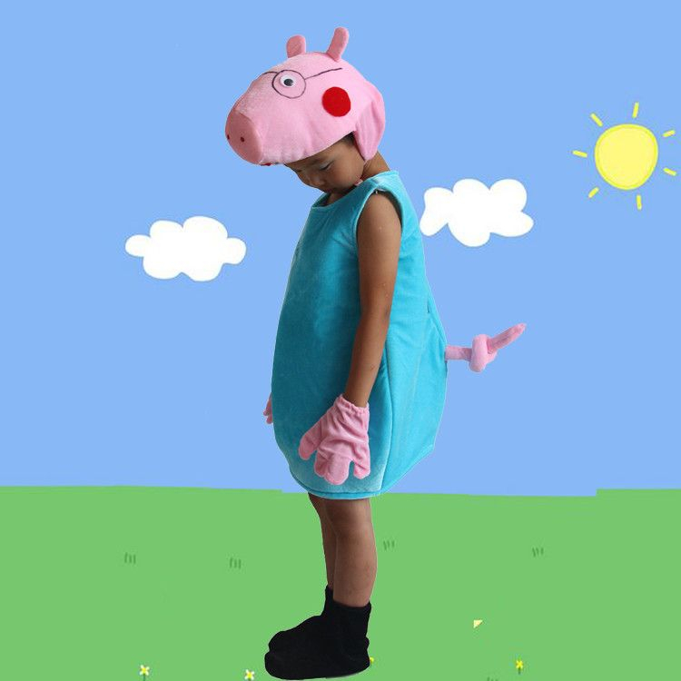 George Pig Roupa Da Peppa Para Aniversario Imã Troca Roupa George