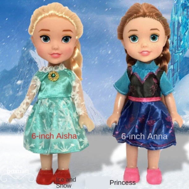 2 Boneca Frozen Musical Ana E Elsa 30cm Musicais em Promoção