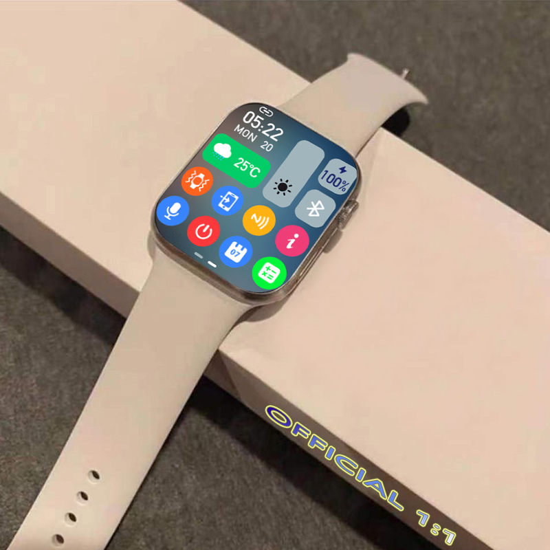Relógio Original 9 Smartwatch Bluetooth Chamada Temperatura Corporal Exercício Frequência Cardíaca Apple Série 8 Relógio Inteligente masculino feminino