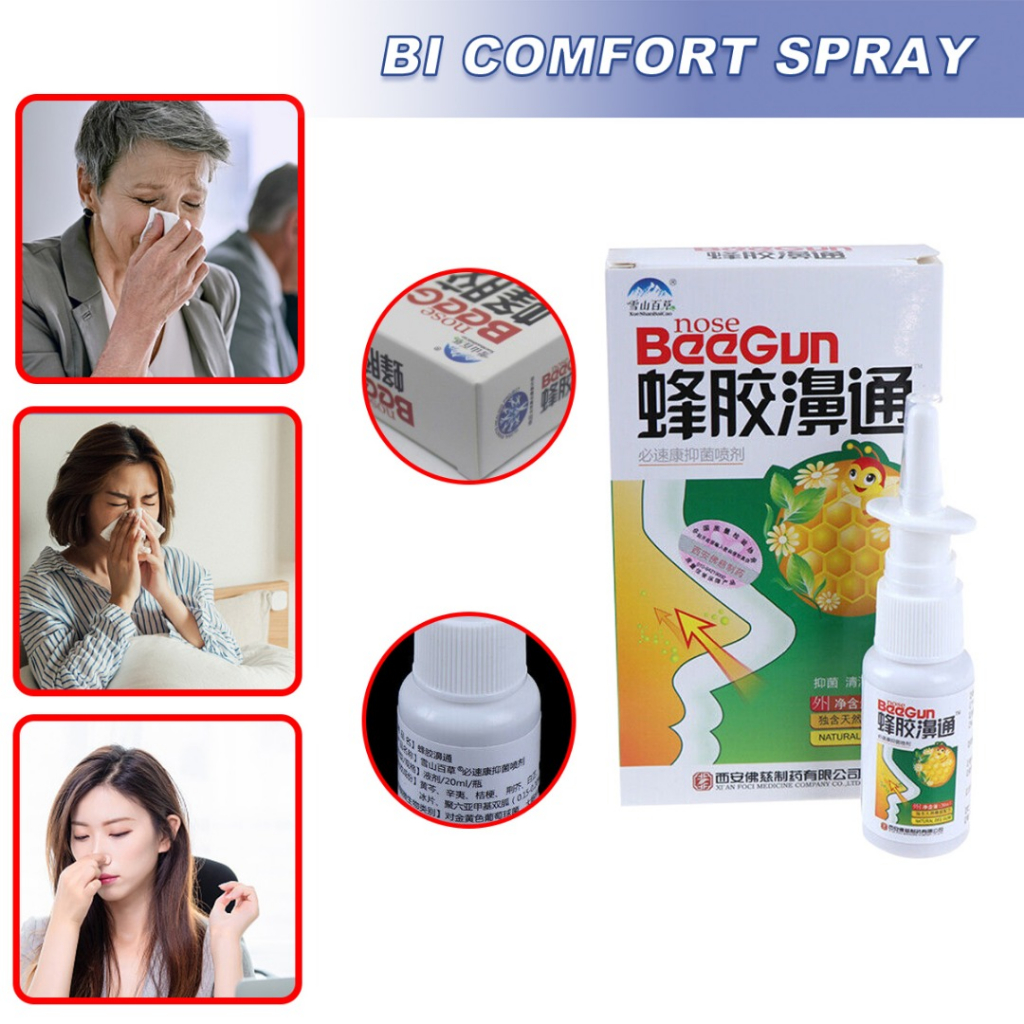 Spray Nasal De Própolis De Ervas Chinesas 20ml Trata Problemas Nasais ...
