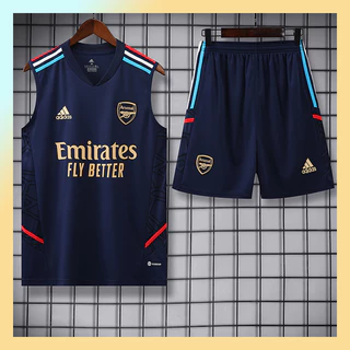 Roupa Esportiva de Futebol Equipe de Fato de Manga Curta Equipe de Fato de Fato Competitivo Jersey Calça de Suor-Absorvente Respirável