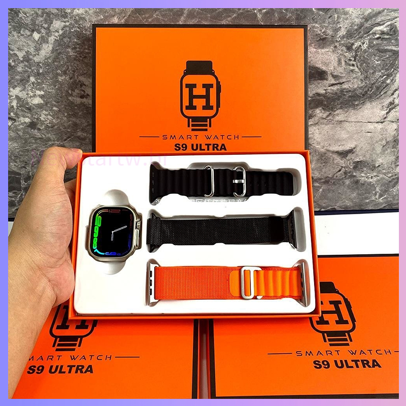 2023 Smart Watch S9 Ultra 3 Pulseira de relógio Homens Mulheres 49mm Bluetooth Chamando Kit NFC