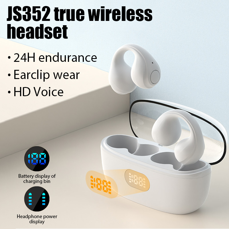 Fone bluetooth JS352 TWS fone de ouvido sem fio Fone de ouvido Com ...
