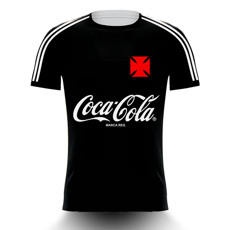 Camiseta Camisa Vasco coca cola retro