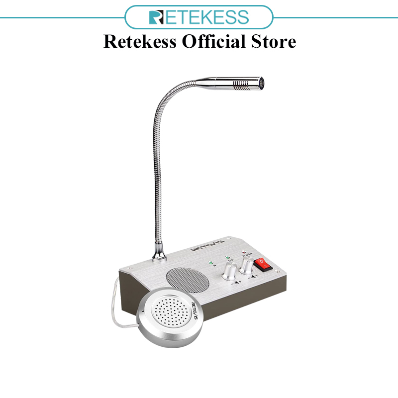 Retevis RT-9908 Window Speaker System Intercomunicador Para Microfone ...