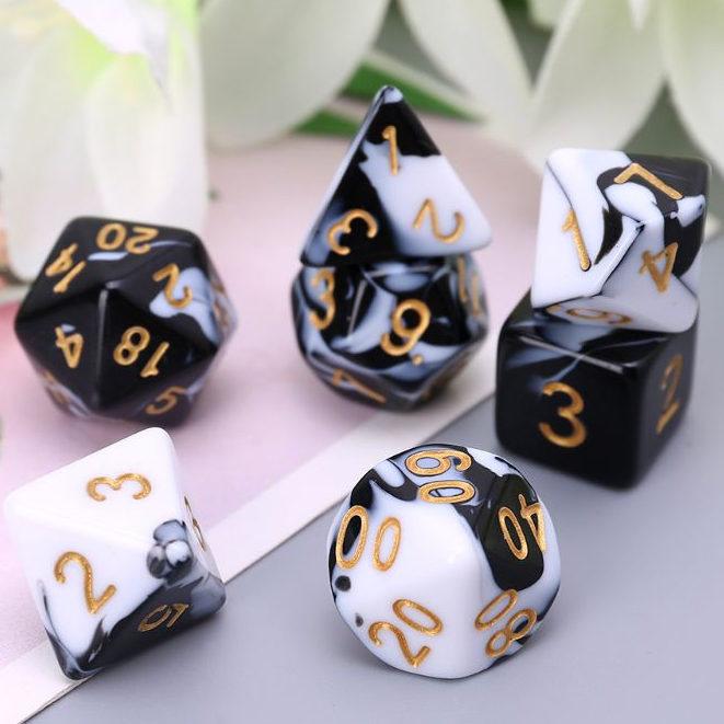 Em promoção! Poliédrico Dado Conjunto Com Bolsa Dupla-cores D20 D10 D12 D8  D6 D4 Jogo De Mesa De Jogo De Festa, Entretenimento, Brinquedos Jogo Para  Jogar